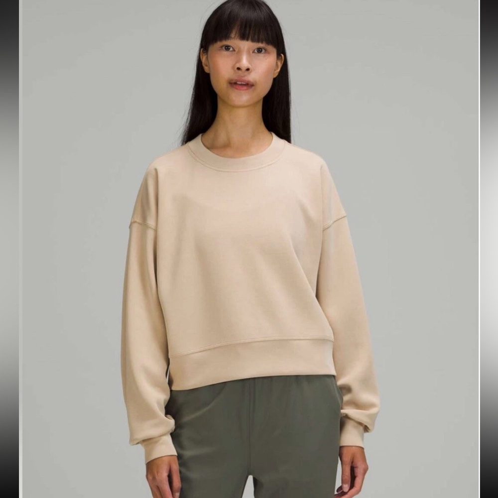 Lululemon Softstreme Perfectly Oversized Cropped Crew